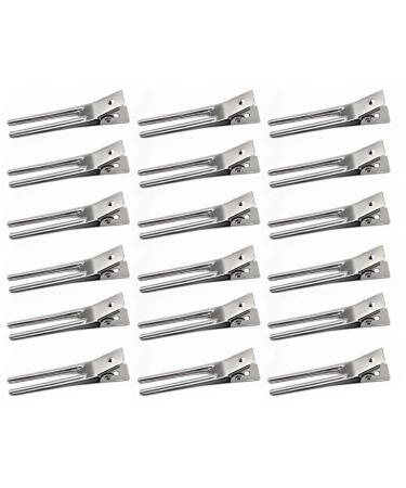 50 pieces hairdresser hair clips diebill hair clips hair styling clamps women hair clamps hairdresser requirement clamps metal clamps for salon hairdressing salon (silver)