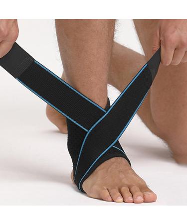 Unisex Adjustable Ankle Support Brace - Soft Compression Wrap for Injury Recovery & Stability - Buy Online on GoSupps.com