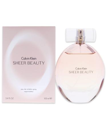 Calvin Klein Sheer Beauty Eau De Toilette Spray for Women 3.4 Ounce