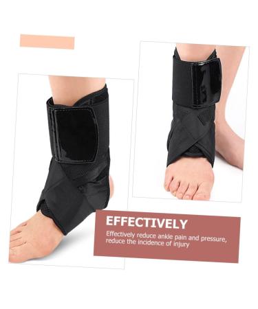 Adjustable Ankle Brace with Side Stabilizers | Pain Relief for Sprained Ankle Plantar Fasciitis & Achilles Tendonitis - Large Size (7.5-9.5 - Buy Online on GoSupps.com