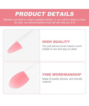 FOMIYES 30pcs Lip & Eyeshadow Brush Set - Versatile Lip Balm & Gloss Applicators with Cover - Perfect Makeup Tools in Pink - Buy Online on GoSupps.com