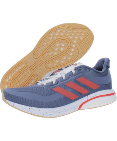 adidas Men's Supernova Running Shoe - 6.5 UK - Shadow Navy/Vivid Red/Cloud White - Buy Online on GoSupps.com
