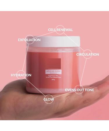 Az car Glow Exfoliator 100 g Sugar Facial Scrub Az car Glow Blanqueador Y Exfoliating Az car Glow Exfoliating Sugar Facial Scrub for Smoother Glowing Skin Az car Natural Body Scrub (1pc) - Buy Online on GoSupps.com
