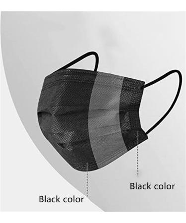 100pcs Kids Black Disposable Face Masks | Children's Mask for Boys, Girls, Teens - Buy Online on GoSupps.com