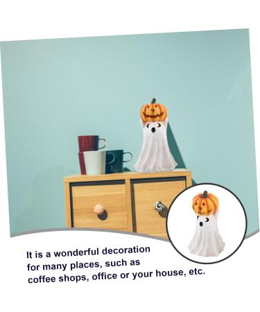 ifundom Halloween Pumpkin Resin Ornaments Sculpture Outdoor - Buy Online on GoSupps.com