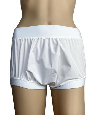 AQX Fabric Adult Diaper Covers - Reusable Waterproof and Leak-Proof High Waist Underwear for Incontinence (4-Pack - Black & White XL) - Buy Online on GoSupps.com