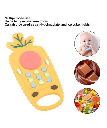 Pineapple Teething Toy - Silicone Remote Control Teether for Boys and Girls - Buy Online on GoSupps.com