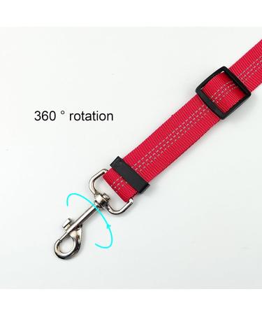 Dog Safety Harness | Car Seat Belt for Small & Medium Dogs | Puppy Accessories in Red - International Shipping - Buy Online on GoSupps.com