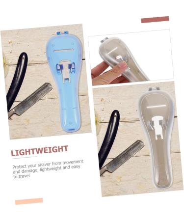 Angoily 4-Piece Razor Storage Case | Travel Holder for Electric & Manual Razors | Organizer for Men - Buy Online on GoSupps.com