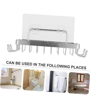 KONTONTY Nail-free Wall-mounted Soap Holder Soap Draining Holder Steel Bar Soap Dish Soap Rack Soap Dish Hooks Kitchen Sink Organizer Soap Drainer Container Storage Stainless Steel Travel - Buy Online on GoSupps.com