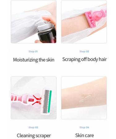 Manual Hair Scraper for Women - 6 Layer Universal Shaver for Armpit & Leg Hair Removal - KvZ055 - Blue - Buy Online on GoSupps.com