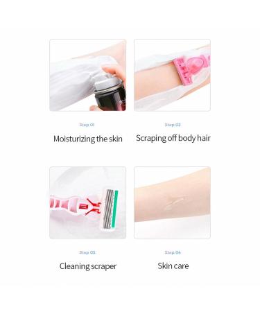 Manueller Hair Scraper for Women | 6-Layer Universal Razor for Armpits & Leg Hair - TRS376 (Blue) - Buy Online on GoSupps.com