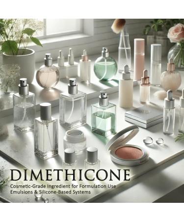 Artekas Innovation DIMETHICONE Cosmetic Grade Silicone Emollient for DIY Skin Hair & Body Care | Conditioning Ingredient for Creams Serums Shampoos | 120 g (4.23 oz) - Buy Online on GoSupps.com