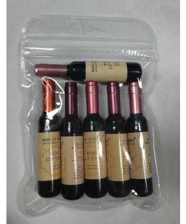 6 Colors Wine Lip Tint Liquid Wine Lipstick Wine Tint Lip Stain Matte Long Lasting Waterproof Lip Gloss Set for Creating Natural Moisturizing Lip Makeup 6pa - Buy Online on GoSupps.com
