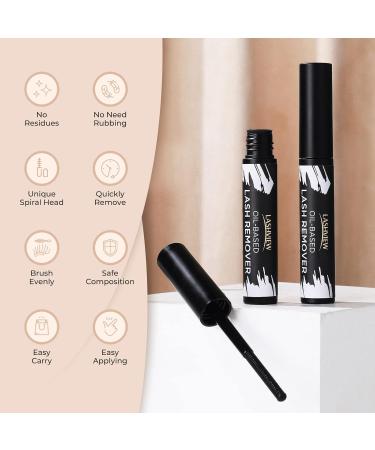 LASHVIEW Eyelash Remover | Gentle Cluster Lash Glue Remover for DIY Extensions | Soothing & Non-Irritating Eye Cleanser 5ML | International Shipping Available - Buy Online on GoSupps.com