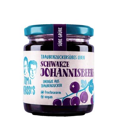 Tom & Krissi's fruit spread 250g - low-fructose spread vegan (blackcurrant)