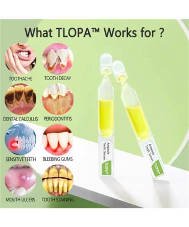 Buy Tlopa Ampoule Tooth Serum & Toothpaste - 20 Bottle Set for Tartar Removal | Best International Shipping - Buy Online on GoSupps.com