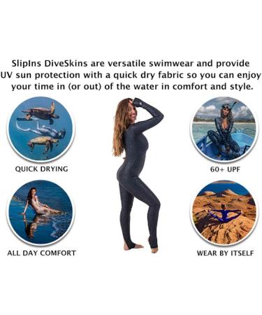 DiveSkins Zippered Full Body Diving Skin | Rash Guard UV Protection for Surfing, Swimming, Diving | Black Turtle - Medium - Buy Online on GoSupps.com