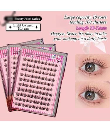 Swarous Waterproof Glue Free Realistic False Eyelashes Swarous Waterproof Lash Clusters Kit lash clusters kit natural wispy Reusable Strip Lashes (MJS03) - Buy Online on GoSupps.com