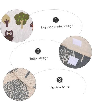 Buy Lurrose 6th Pack Women's Bandages Bag | Stylish Wallet for Menstruation Towels & Small Storage | Travel-Friendly Cotton Design - Buy Online on GoSupps.com
