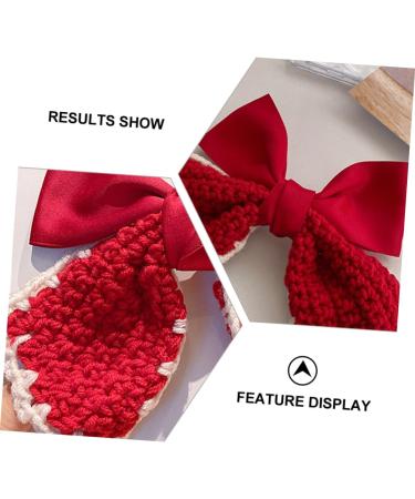 Beavorty 1pc hairpin christmas hair barrettes bows hair holder christmas hair bows clips red bow hair clip christmas bow barrettes bowknot hair clips girl big bow fabric spring clip - Buy Online on GoSupps.com
