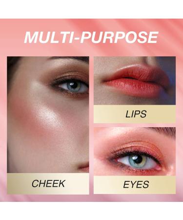  LINGJIONG liqui2 in 1 blush lipstick and cheek blush waterproof matte cream for cheeks eyes and lips natural makeup easy to blend Lingjiong - Buy Online on GoSupps.com
