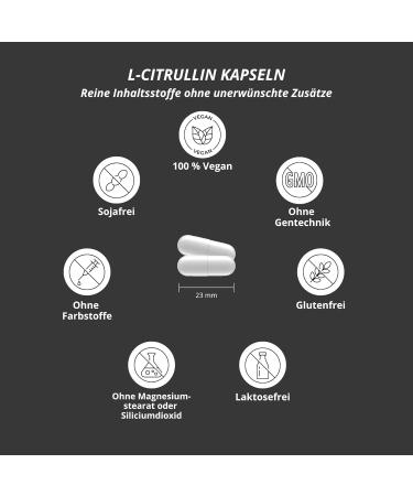 Alphatier L-Citrulline Malate Capsules - 360 Vegan Caps | High Dose Champion Quality | No Additives - Premium 2:1 Formula - Buy Online on GoSupps.com