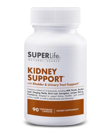 Kidney Support - with Chanca Piedra Buchu Stinging Nettle Cranberry & Birch Leaf | Promotes Detox & Cleanse to Support Optimal Kidney Bladder & Urinary Tract Health | Supplement - 90 Capsules