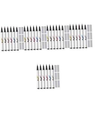 Healeved 30 Pcs Makeup Supplies Neon Liquid Eyeliner Colorful Eyeliner Pen Eyeliner Stamp Eye Makeup Abs