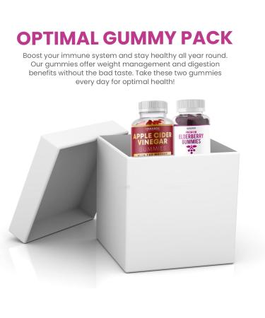 HAVASU Elderberry Gummies with Zinc, Vitamin C & Apple Cider Vinegar - Immune Defense & Antioxidant Support Bundle - Buy Online on GoSupps.com
