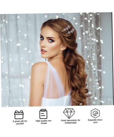 Beaupretty snowflake hairpin christmas hair clips bling side bangs christmas hair accessories Glitter Bobby girls Hair Clips rhinestone hair accessories Fashion Hair Barrettes alloy Miss fine - Buy Online on GoSupps.com