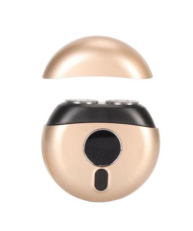 USB Rechargeable Electric Mini Beard Trimmer for Men Efficient Trimming and Reliable Compact Design Multi Functional Use USB Charging (Champagne Gold)