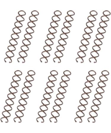 Topkids Accessories 12pc Hair Twist Spiral Pins Women Twist Spin Hair Pins* 75mmSpiral Hair Pin Spiral Hair Clip Spin Clip Bun Stick Clip Bun bun pins Spiral Hair Grips for Girls & Women (Brown 75mm) - Buy Online on GoSupps.com