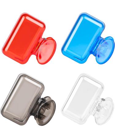 4 Pack Portable Toothbrush Covers - Travel, Camping, Home - Blue, Green, Gray, Red - Buy Online on GoSupps.com