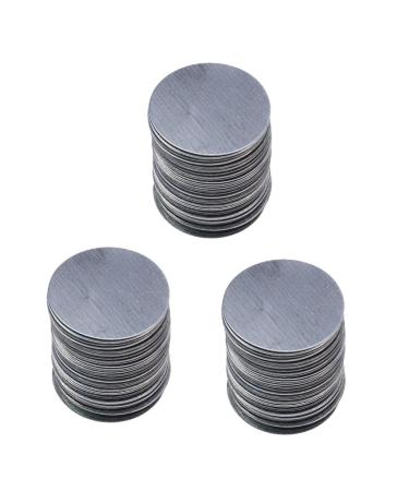 DOITOOL 300 Pcs Stickers Eye Shadow Empty Eyeshadow Sticker Makeup Tool Palette Aluminum Plate Metal