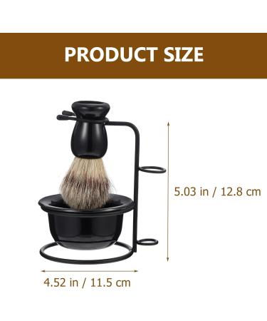 Beaupretty 5-Piece Razor Shaping Set - Stainless Steel Shaving Bowl & Brush Holder for Men - International Shipping Available - Buy Online on GoSupps.com