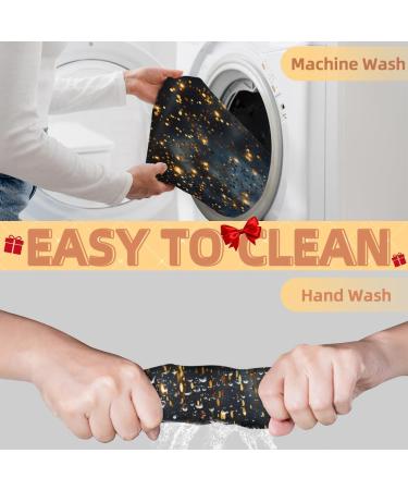 Starry Night Beard Bib Apron - Men's Beard Hair Catcher Perfect Father's Day & Anniversary Gift with 2 Suction Cups - Buy Online on GoSupps.com