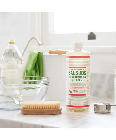 Dr. Bronner's Sal Suds Biodegradable Cleaner 16oz - All-Purpose Pine Cleaner for Floors, Laundry & Dishes - Concentrated, Grease & Dirt Cutting Formula - Gentle on Skin - 1 Pack - Buy Online on GoSupps.com