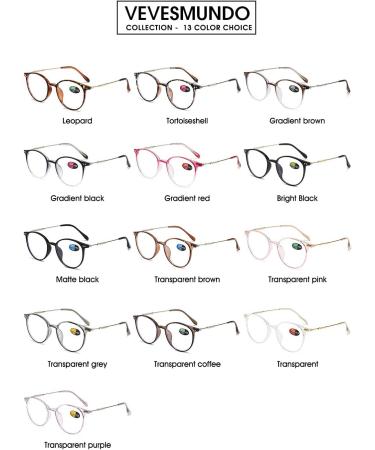 Vevesmundo Multifocus Progressive Blue Light Filter Reading Glasses - Anti-Blue Light Bifocal Visual Aid for Men Matt Black - Buy Online on GoSupps.com