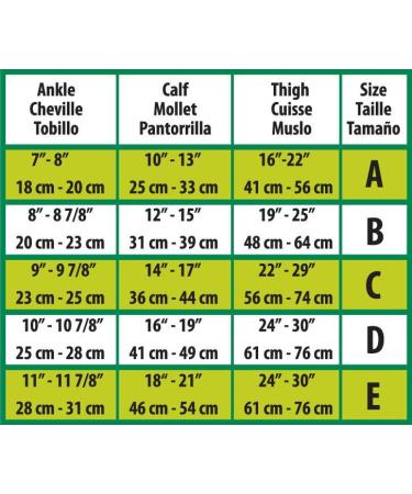 Buy Medline MDS1709EBH Curad Thigh-High Compression Hosiery - Black Size E Pair | International Shipping Available - Buy Online on GoSupps.com