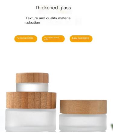 Travel Containers Glass Jars with Lids Transparent frosted Travel Containers Perfect for Storing Lotions and Unction for Lotions and Creams (Taille unique : 20g) - Buy Online on GoSupps.com