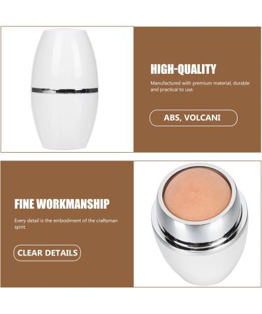 1pc Facial Oil Absorbing Ball Oily Skin Roller Facial Oil Blotting Roller Makeup Oil- Absorbing Volcanic Roller Facial Oil Control Roller Remover Volcanic Mud Remove Oil White - Buy Online on GoSupps.com