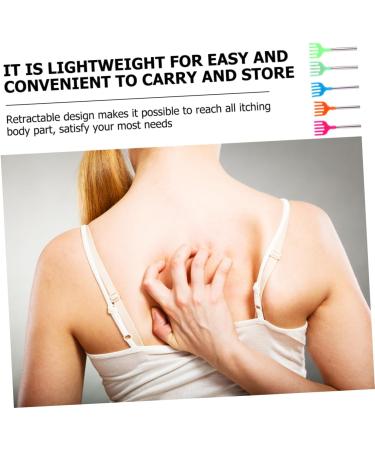 Magiclulu Telescopic Scratch & Massage Tool - Stainless Steel Hand Massager for Back Relief | Retractable Inox Plastic Device - Buy Online on GoSupps.com