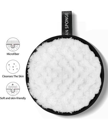 Arqumi Reusable Makeup Remover Pads 4PCS | Double-sided Microfibre Face Pads | Washable Makeup Remover Cloths for All Skin Types - Buy Online on GoSupps.com
