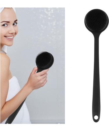 Shop Premium Back Scrubber & Bathing Brush | Multifunctional Body Brush with Black Handle for Massage & Peeling - Ideal for Showers - Buy Online on GoSupps.com