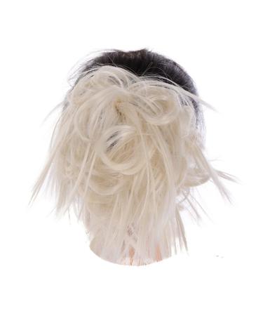 Messy Bun Hair Piece for Women Synthetic Tousled Updo Messy Bun Hair Pieces Hair Scrunchies Extensions with Elastic Band Ponytails Hair Extensions for Women Fake Hair Accessories for Women Girls 60#