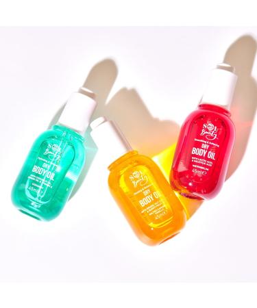 Sol Beauty Drying Body Oil Watermelon Scent Helps Hydrate and Soften Skin Vegan Friendly Lightweight Moisturizer 2 x 45ml - Buy Online on GoSupps.com