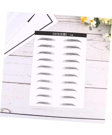 MAGICLULU 4 Sheets Pairs Eyebrow Sticker Eyebrow Makeup Tools Brow Tatoo Simulation Eyebrow 6d Disposable - Buy Online on GoSupps.com