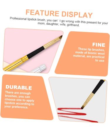 minkissy 6pcs Retractable Lip Brush Lip Brush for Lipstick Women Lipstick Brush Eyeshadow Brush Makeup Use Lipstick Brush Cosmetics Brush Makeup Accessory Makeup Tool Lip Mask Brush - Buy Online on GoSupps.com