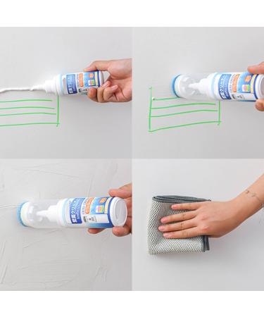 2 Graffiti Cleaner Waterproof Spray Paint Remover with Sponge Brush - Drawing Removal Wall Drawing Removal Spayer Clean Stain Resistant for Wall Shakven 2 Pcs Single Attribute - Buy Online on GoSupps.com